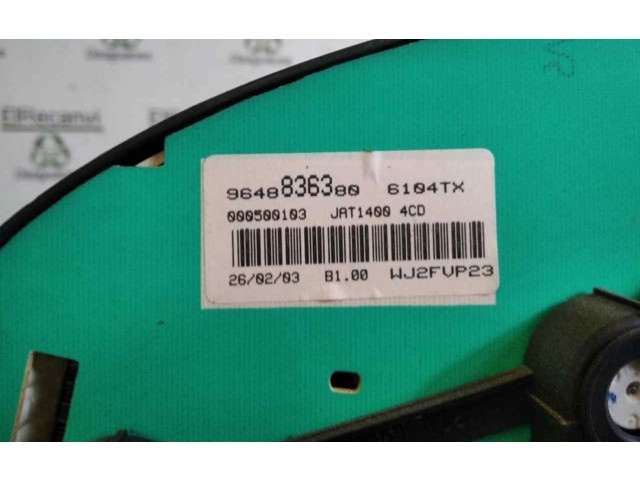 Přístrojová deska Citroen Berlingo 2003 9648836380