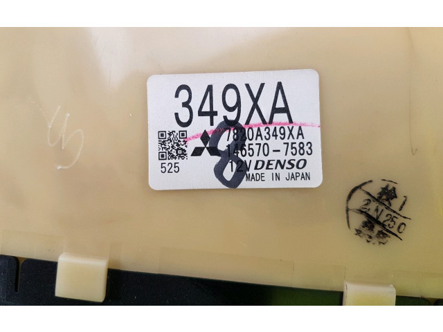 Блок управления климат-контролем 7820A349XA, Q0-0233C Mitsubishi Pajero