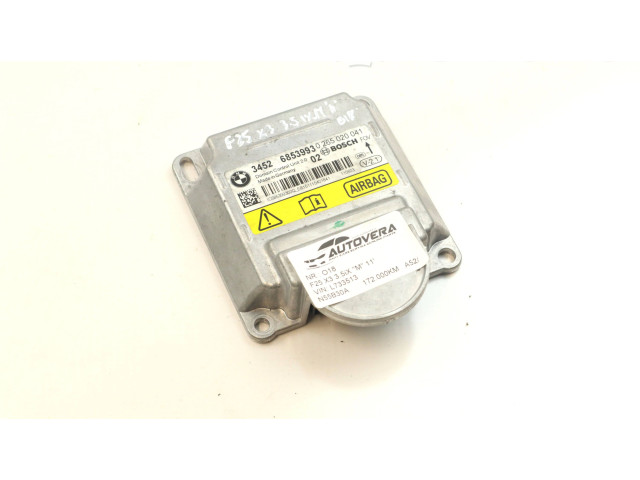 Блок подушек безопасности 6853993, 0265020041 BMW X3 F25