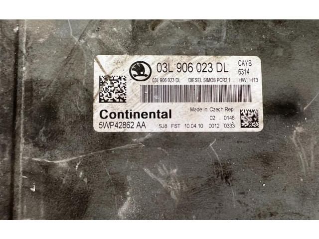 Блок управления двигателя 03L906023DL, NP286 Skoda Fabia Mk2 (5J)