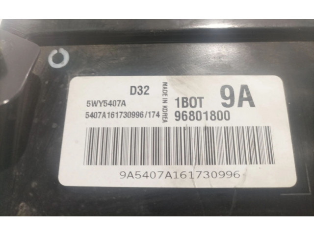 Блок управления двигателя 96801800, 5WY5407A   Chevrolet Matiz