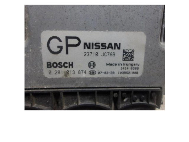 Блок управления двигателя 23710JG78E, 23710JG78E Nissan X-Trail T31