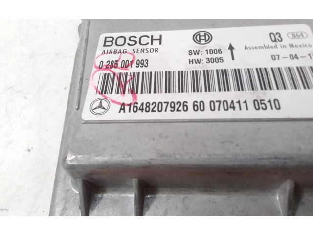 Блок подушек безопасности 0285001535   Mercedes-Benz ML W164