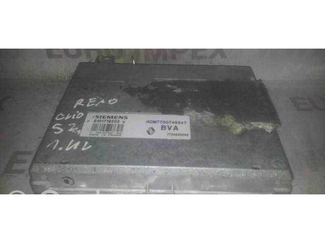 Блок управления двигателя S1011718202B   Renault Clio I