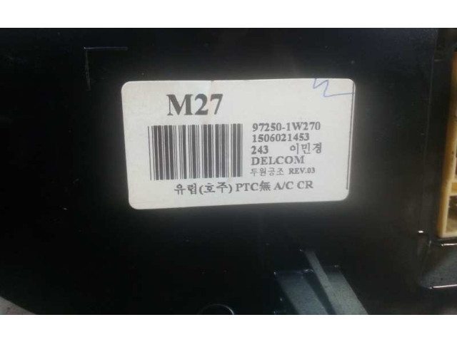 Блок управления климат-контролем 972501W270   KIA Rio