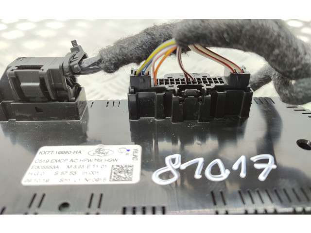 Блок управления климат-контролем KX7T19980HA   Ford Focus