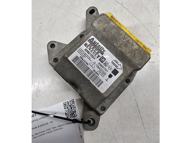 Блок подушек безопасности 8200272534   Renault Trafic II (X83)