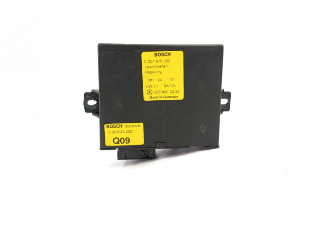 Pojistková skříňka Модуль фонарей 2208203026   Mercedes-Benz S W220 2001