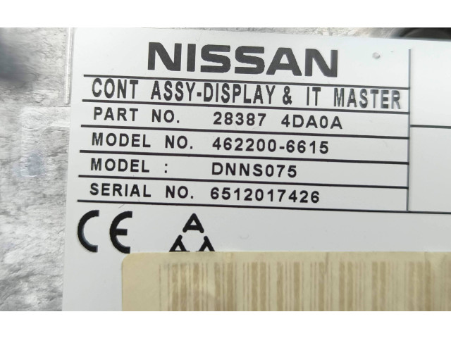 Дисплей 283874DA0A, 4622006615 Infiniti Q30