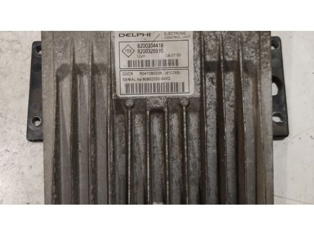 Блок управления двигателем Блок управления 8200334419, 81026B Renault Scenic II - Grand scenic II