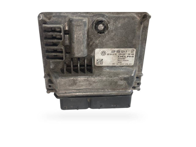 Блок управления двигателя 03P906021F, 03P906021AQ Skoda Fabia Mk2 (5J)