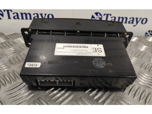 Блок управления климат-контролем 6870008510   SsangYong Rexton