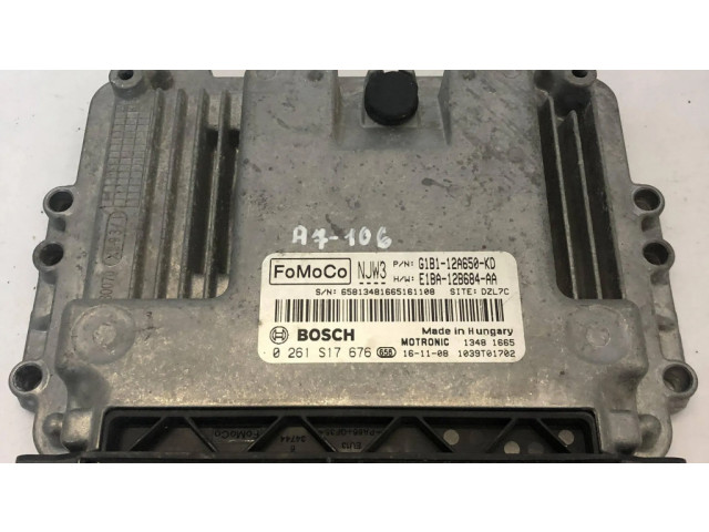 Řídící jednotka G1B112A650KD, 0261S17676   Ford Fiesta 2016
