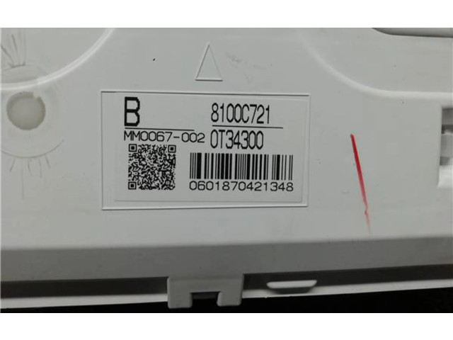 Панель приборов 8100C721, 8100C721   Mitsubishi ASX       