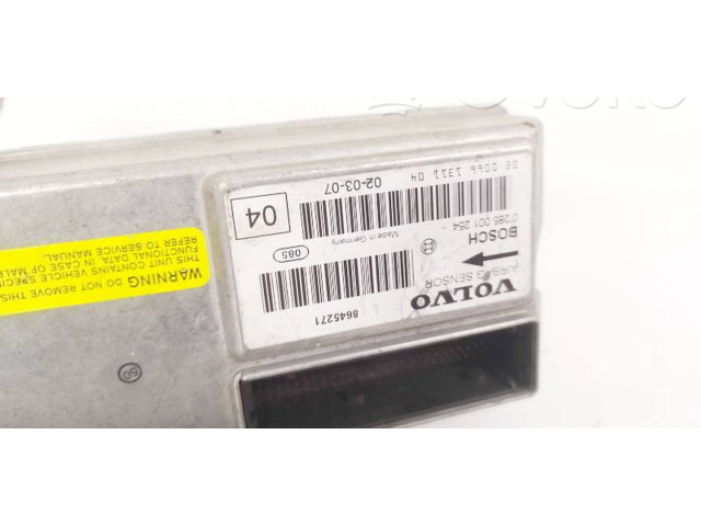Блок подушек безопасности 0285001254, 8645271 Volvo S60