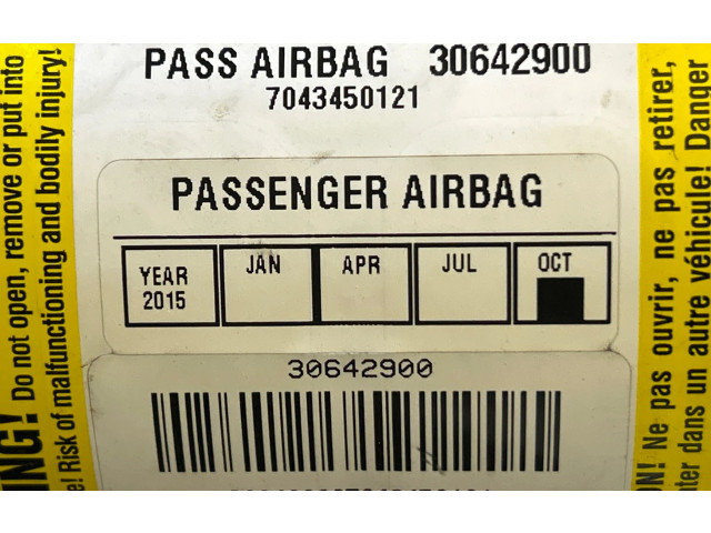 Подушка безопасности пассажира 30642900, 7043450121   Volvo XC90