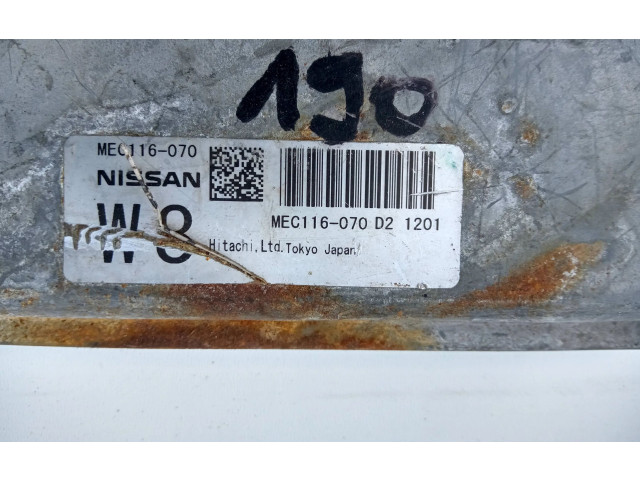 Řídící jednotka MEC116-070 Nissan Murano Z51 2009