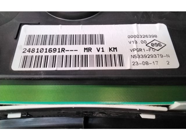 Панель приборов 248101691R, 248100285R Dacia Dokker