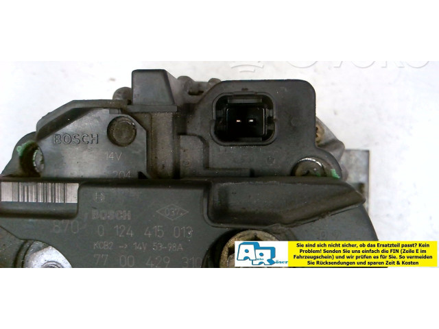 Генератор 7701477694, 7701477692 Dacia Logan I