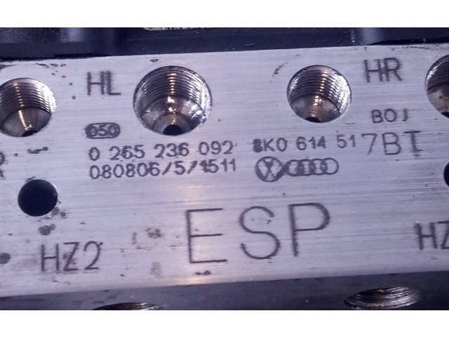 Блок АБС 8K0614517BT, 0265236092   Audi  A4 Allroad   -  года
