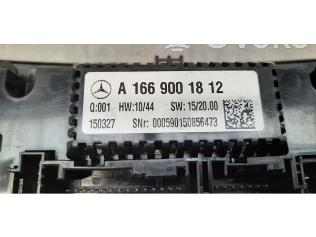 Блок управления климат-контролем A1669003217   MercedesBenz GLE (W166 - C292)