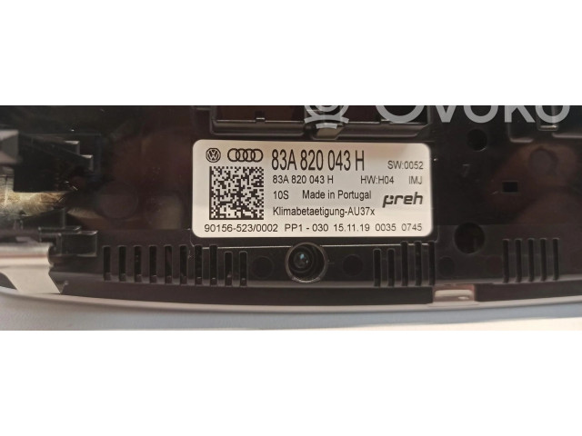 Блок управления климат-контролем 83A820043H Audi Q3 F3