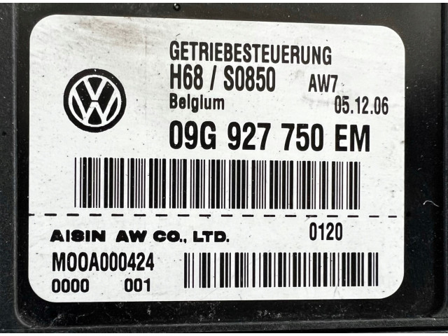 Блок управления коробкой передач 09G927750EM Volkswagen Golf Plus