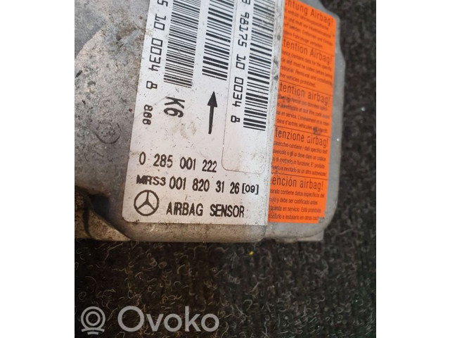 Блок подушек безопасности 0285001222, 0018203126   Mercedes-Benz A W168