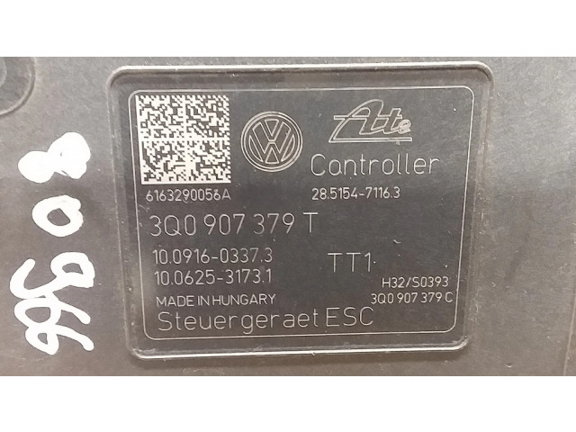 Jednotka ABS 3Q0907379T, 3Q0614517T Skoda Octavia Mk3 (5E) 2016