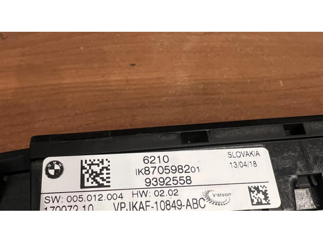 Přístrojová deska BMW X3 G01 2017 17997210, D4707