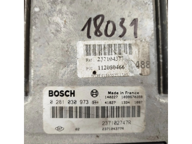 Блок управления двигателя 23710274R, 0281030973 Renault Captur