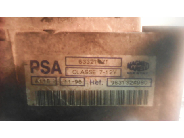 Генератор 9631324980 Citroen Xsara