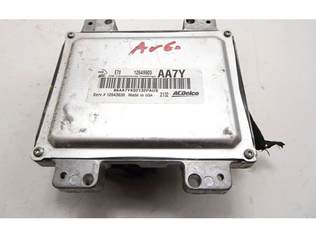 Řídící jednotka 12649905AA7Y, 12643636 Chevrolet Aveo 2012