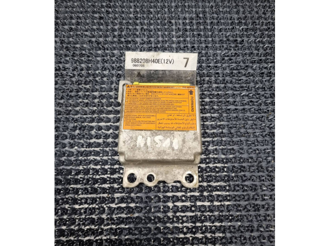 Блок управления надувных подушек 988208H40E, 060708   Nissan X-Trail T30