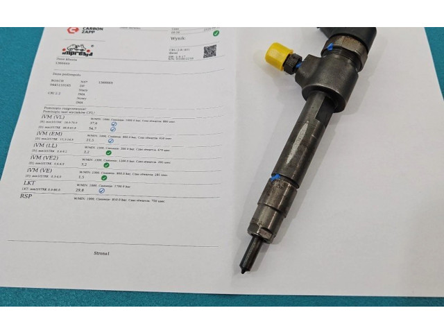 Vstřikovač 0445110165, IMPRK1366669 Opel Vectra C