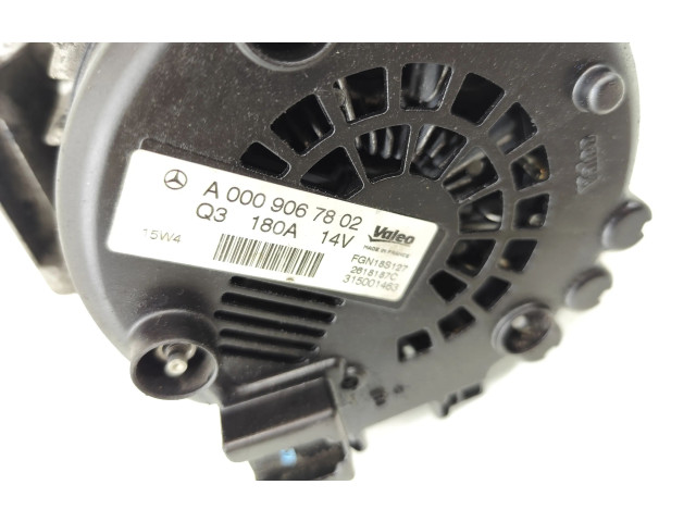 Генератор A0009067802   Mercedes-Benz GLK (X204)      