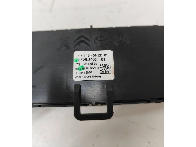 Блок управления климат-контролем 98340409ZD, 35252402 Citroen Berlingo