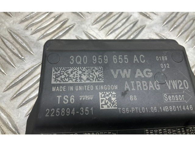 Блок подушек безопасности 3Q0959655AC Skoda Octavia Mk3 (5E)