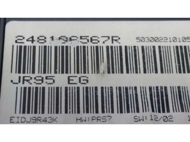 Přístrojová deska Renault Grand Modus 2010 248106567R, EIDJ9R43K