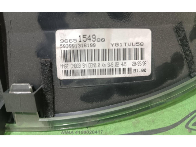 Přístrojová deska  Citroen Berlingo 2004 9665154980  