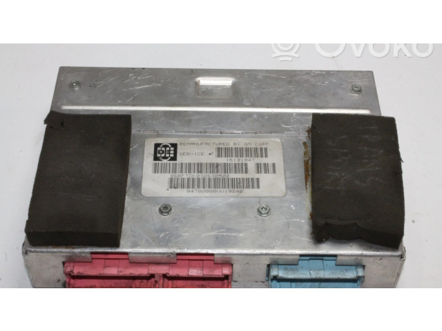 Řídící jednotka 16191947 Pontiac Grand Am 1987