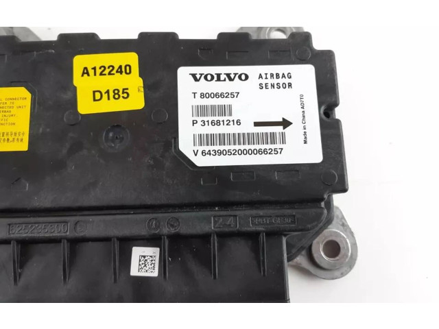 Блок подушек безопасности 31681216, T80066257 Volvo XC90