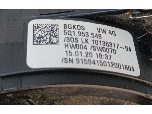 Подрулевой шлейф SRS 5Q1953549 Volkswagen Golf VII