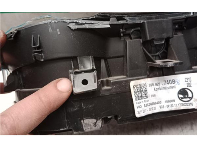 Панель приборов BBM, A2C38358400 Skoda Fabia Mk2 (5J)