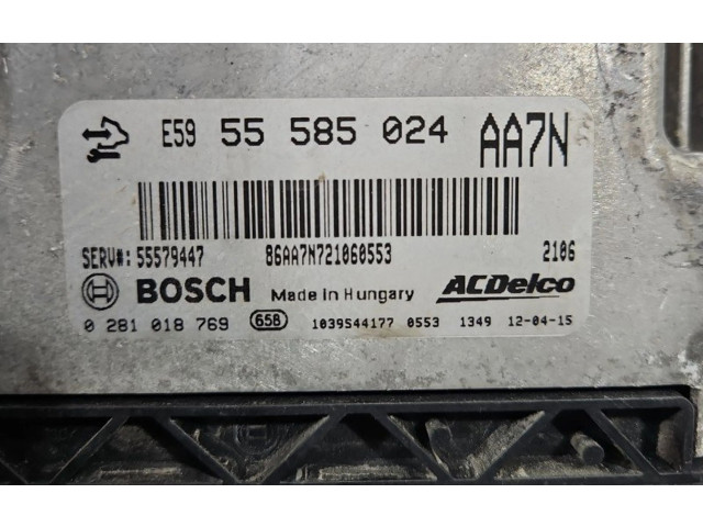 Řídící jednotka 0281018769, IMPRK1376572 Opel Zafira C 2012