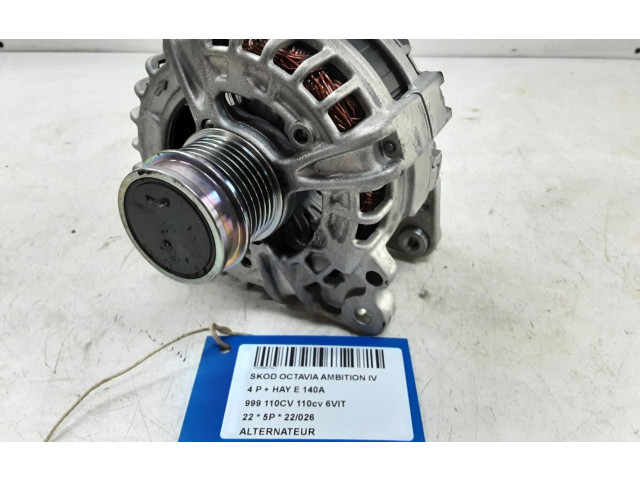 Генератор 05E903026L, 05E903026L   Skoda Octavia Mk4      