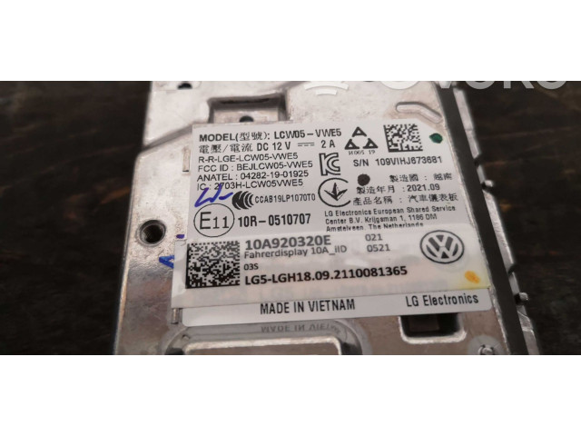 Панель приборов 10A920320E, 10A920320E   Cupra Born       