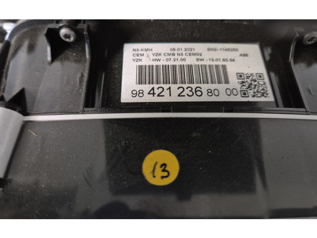 Панель приборов 9842123680 Citroen C3 Aircross