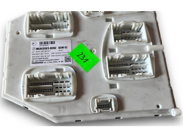 Блок комфорта S231, A2479008607 Mercedes-Benz GLB x247