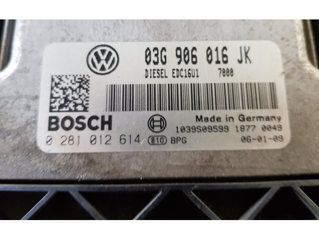 Блок управления двигателем Блок управления 03G906016JK Volkswagen Jetta V